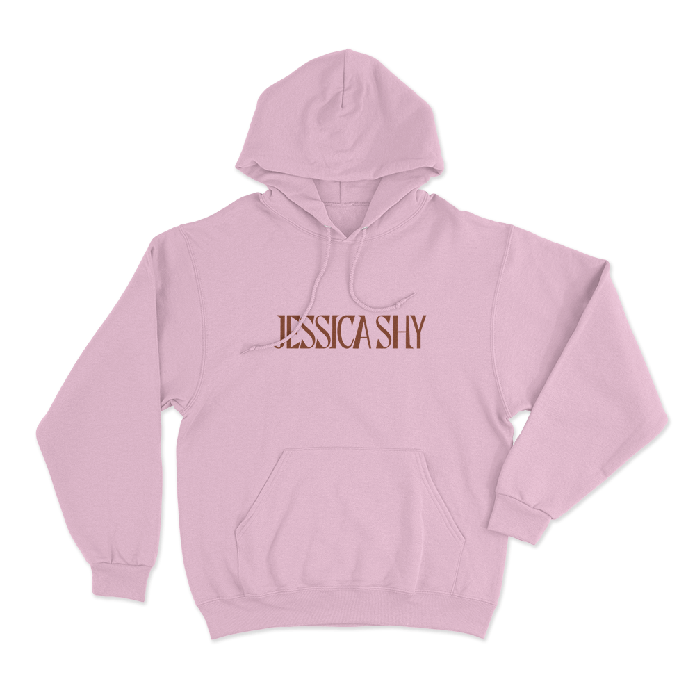 Jessica Shy Logo Unisex Hoodie Pink Jessica Shy Logo Unisex Hoodie Pink
