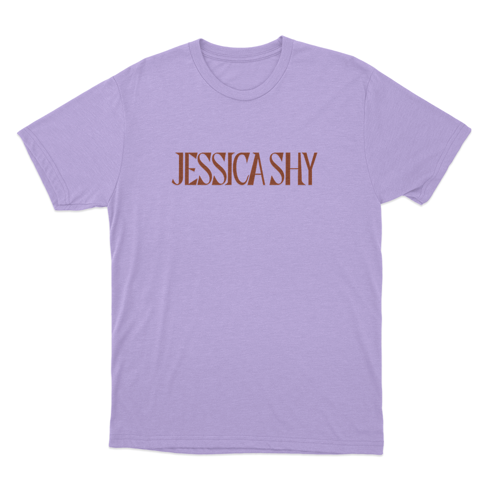 Jessica Shy Logo Unisex T Shirt Purple Jessica Shy Logo Unisex T Shirt Purple