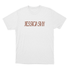 Jessica Shy Logo Unisex T Shirt White