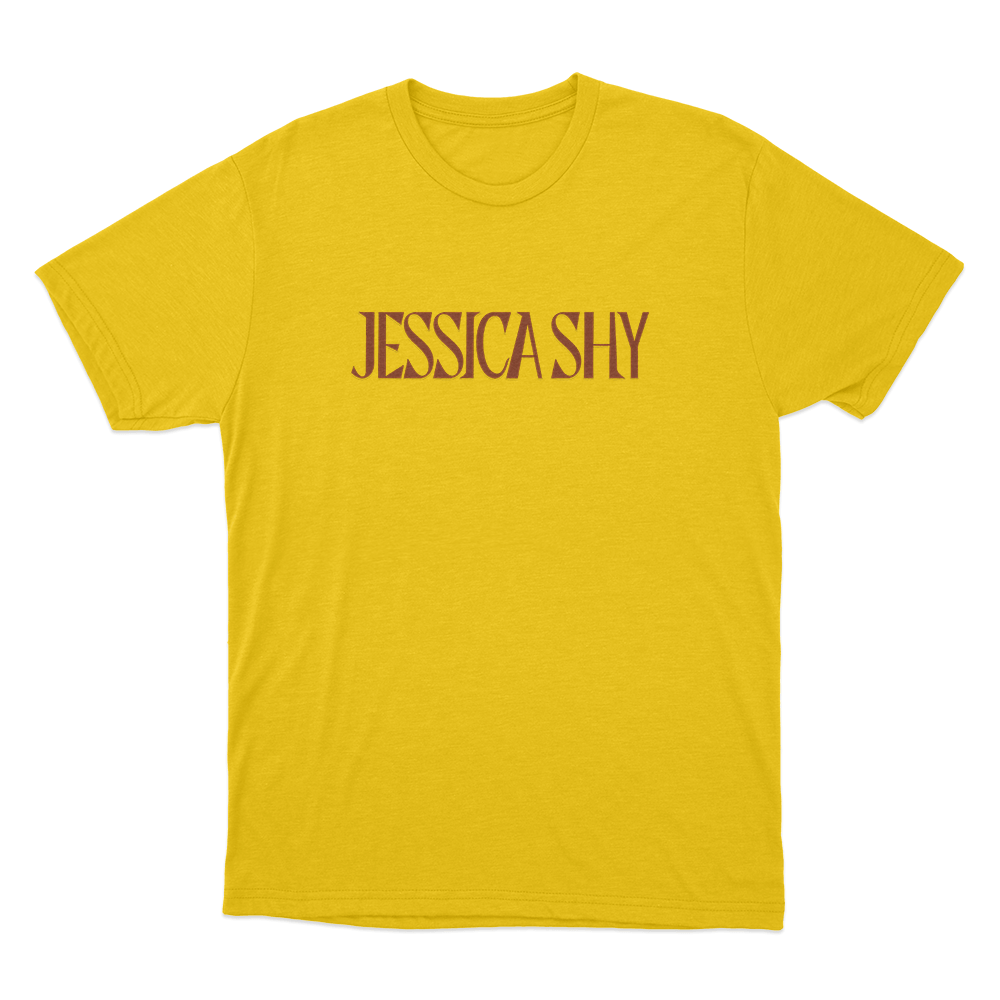 Jessica Shy Logo Unisex T Shirt Yellow Jessica Shy Logo Unisex T Shirt Yellow
