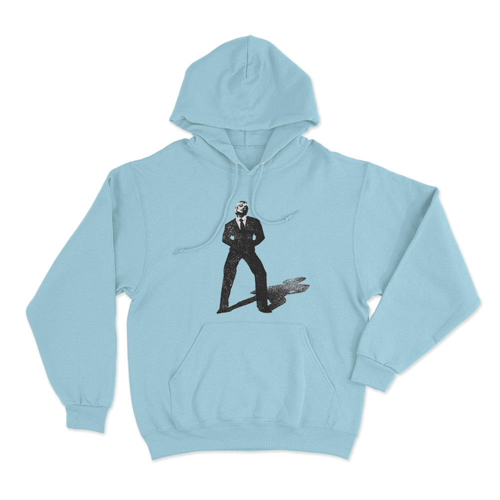 Jessica Shy Retro Suit Silhouette Unisex Hoodie Sky Blue Jessica Shy Retro Suit Silhouette Unisex Hoodie Sky Blue