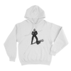 Jessica Shy Retro Suit Silhouette Unisex Hoodie White