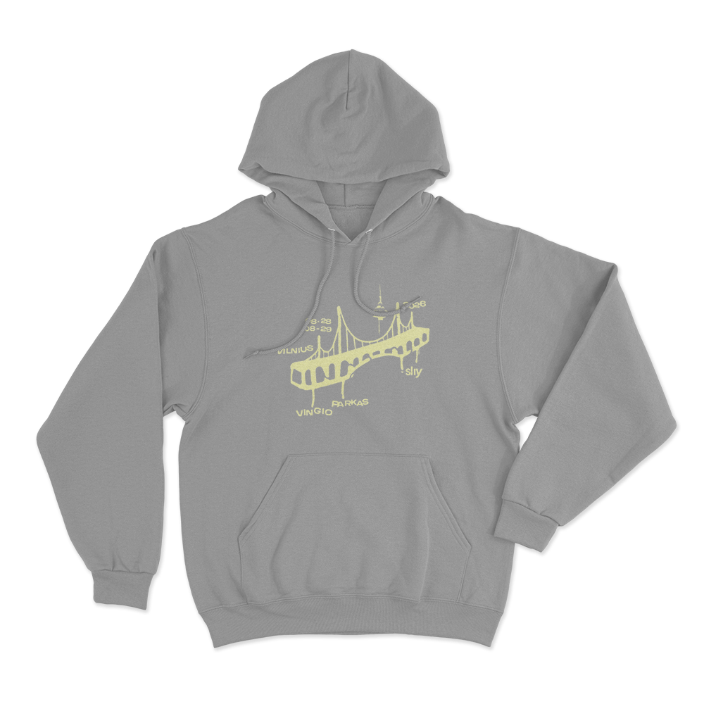 Jessica Shy Vingis Park Unisex Hoodie Grey Jessica Shy Vingis Park Unisex Hoodie Grey