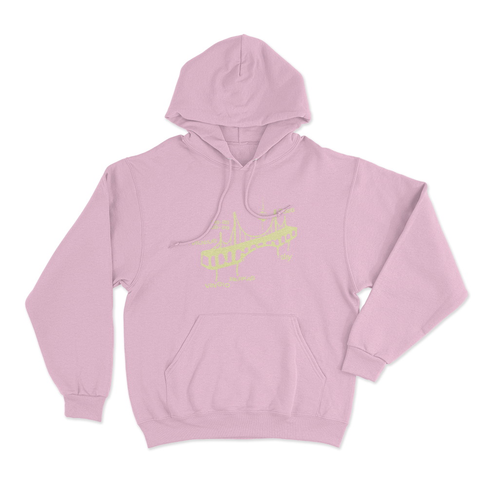 Jessica Shy Vingis Park Unisex Hoodie Pink Jessica Shy Vingis Park Unisex Hoodie Pink
