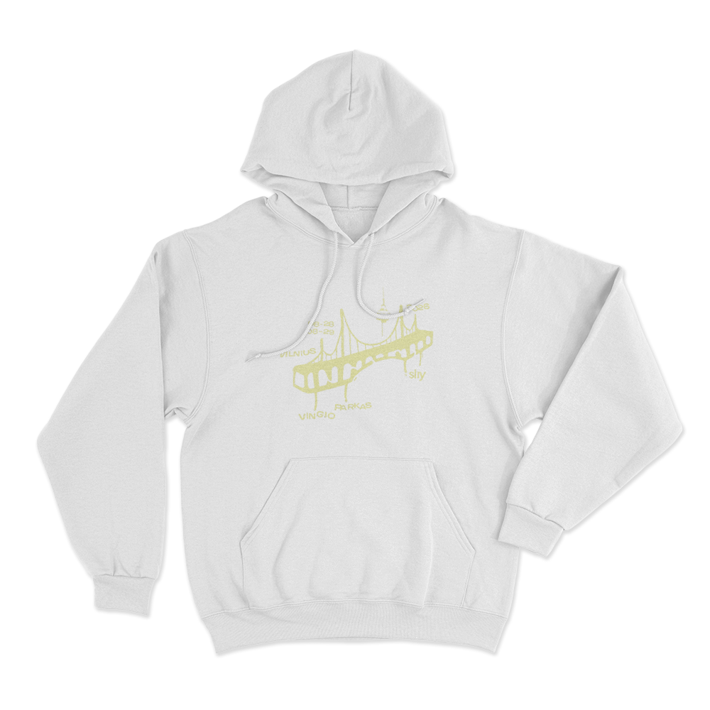 Jessica Shy Vingis Park Unisex Hoodie White Jessica Shy Vingis Park Unisex Hoodie White