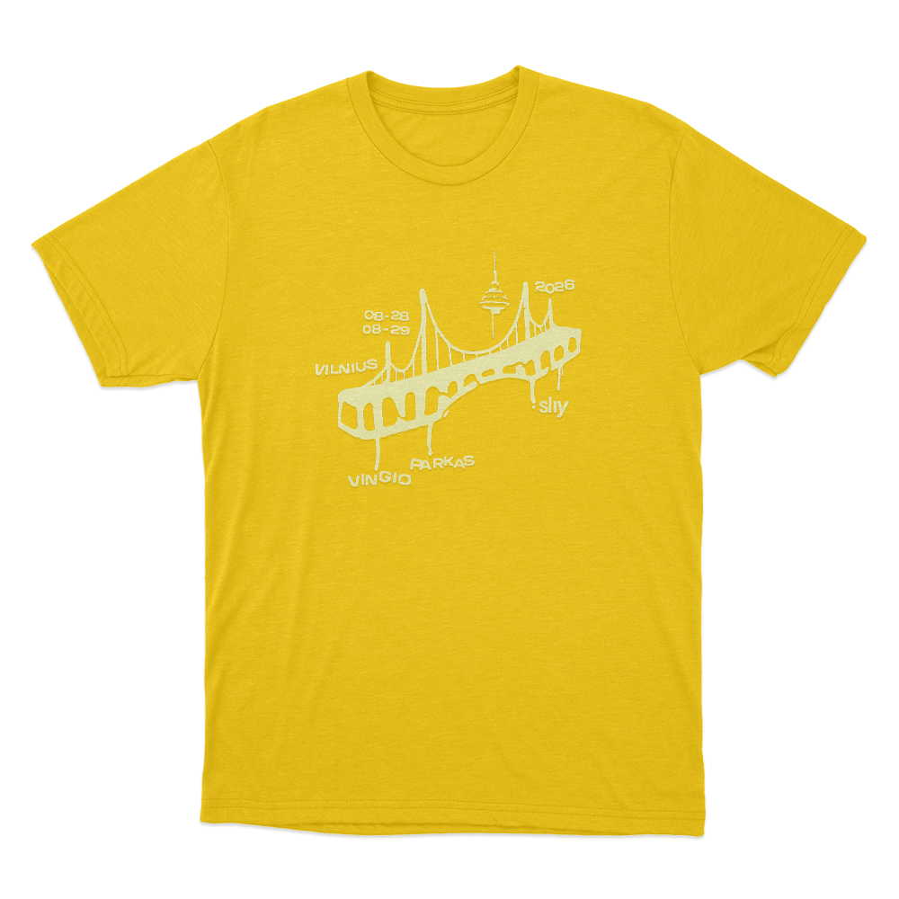 Jessica Shy Vingis Park Unisex T Shirt Yellow Jessica Shy Vingis Park Unisex T Shirt Yellow