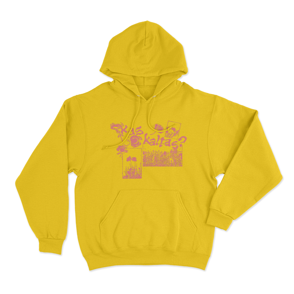 Kas Kaltas Unisex Hoodie Yellow Kas Kaltas Unisex Hoodie Yellow