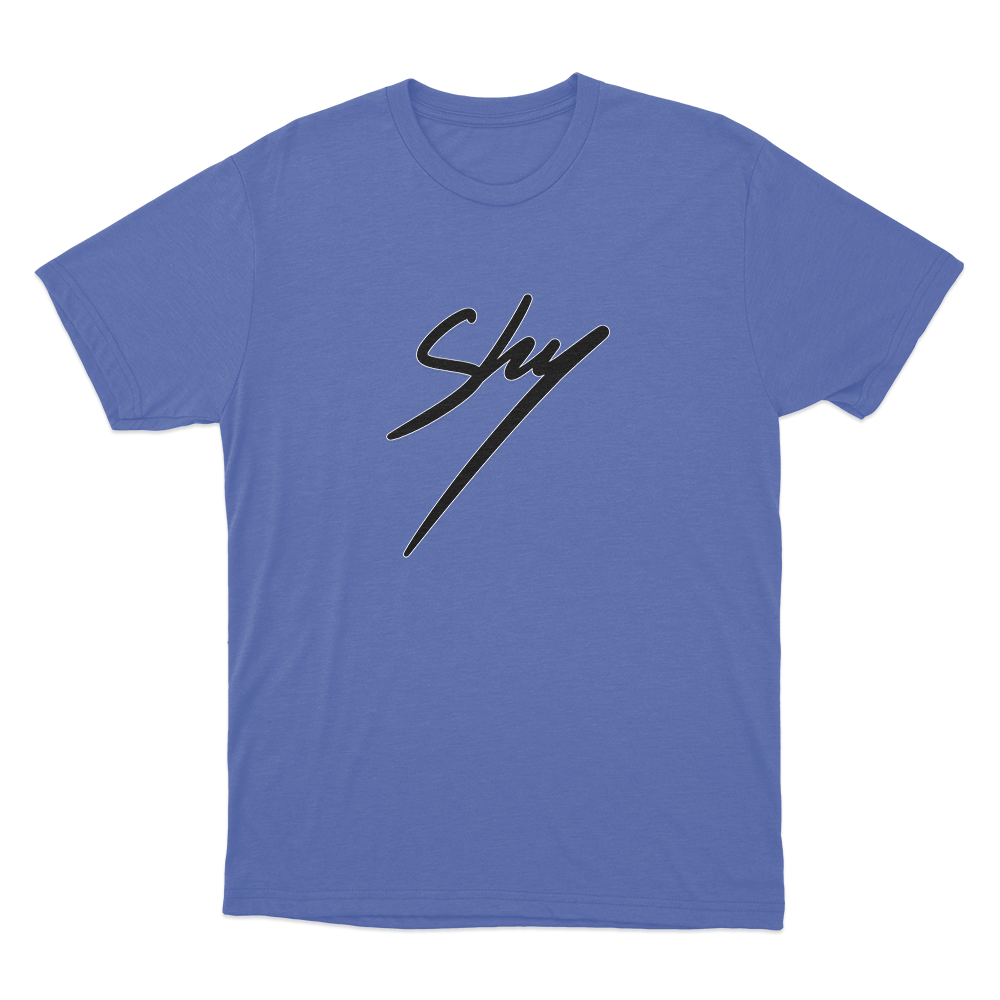 Shy Unisex T Shirt Blue Shy Unisex T Shirt Blue