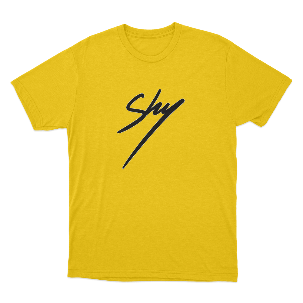 Shy Unisex T Shirt Yellow Shy Unisex T Shirt Yellow